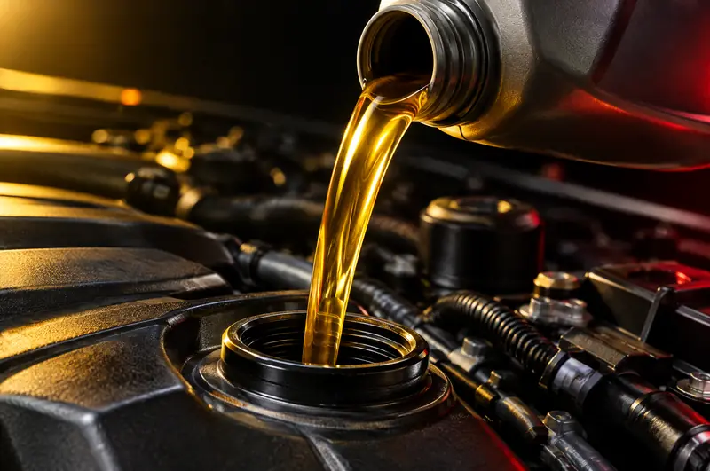 Oil change at the REX shop