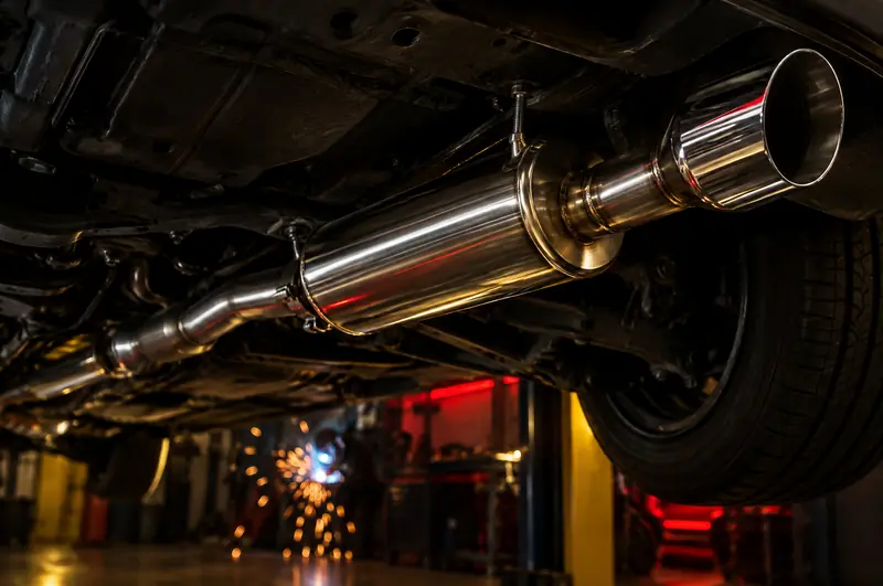 Mufflers & exhaust at the REX shop